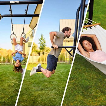 BERG Playbase lekställning/utegym LARGE 380x100x245(bxdxh)