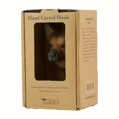 Hand-carved hanger German Shepherd - 5