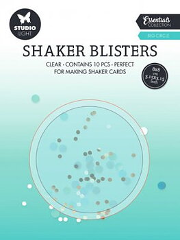 Studio Light Shaker Blister Big Circle  -Runda skakkorts fönster från 8 cm i diameter