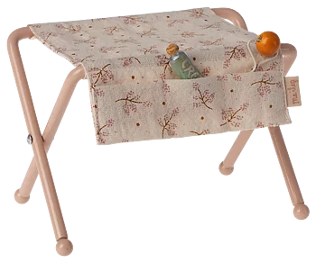Maileg - Nursery table, Baby mouse - Rose