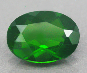 Impresionante piedra preciosa de diópsido de cromo natural de talla ovalada - 3
