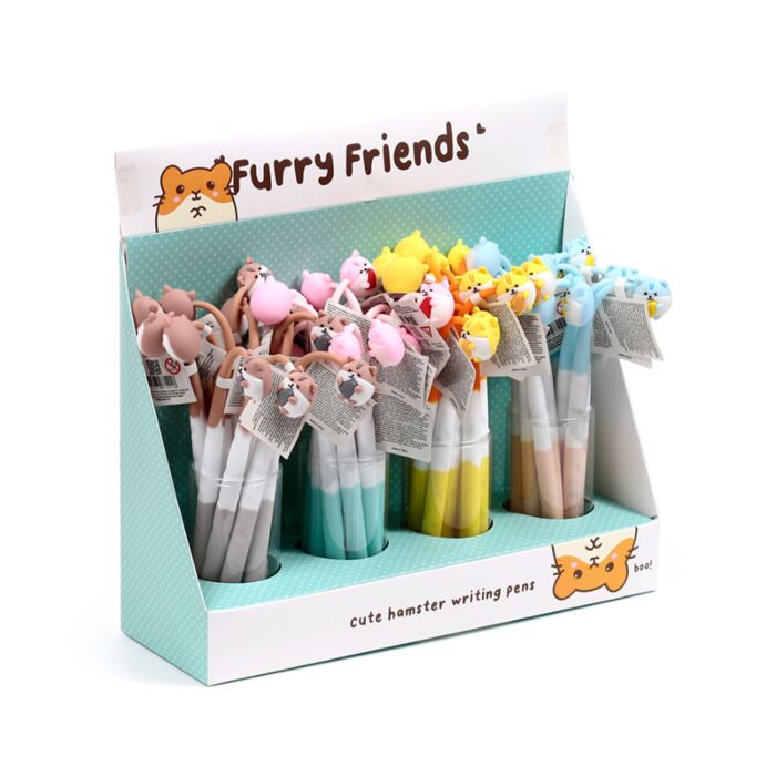 FURRY FRIENDS CUTE ANIMAL FINE TIP PEN BLUE 1 PCS - 5