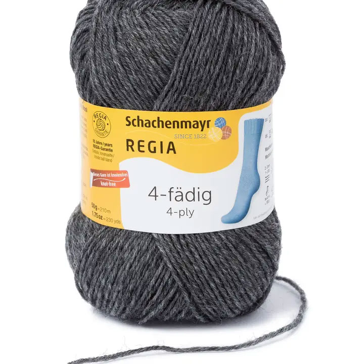 Garn Schachenmayr Regia - Mellangrå