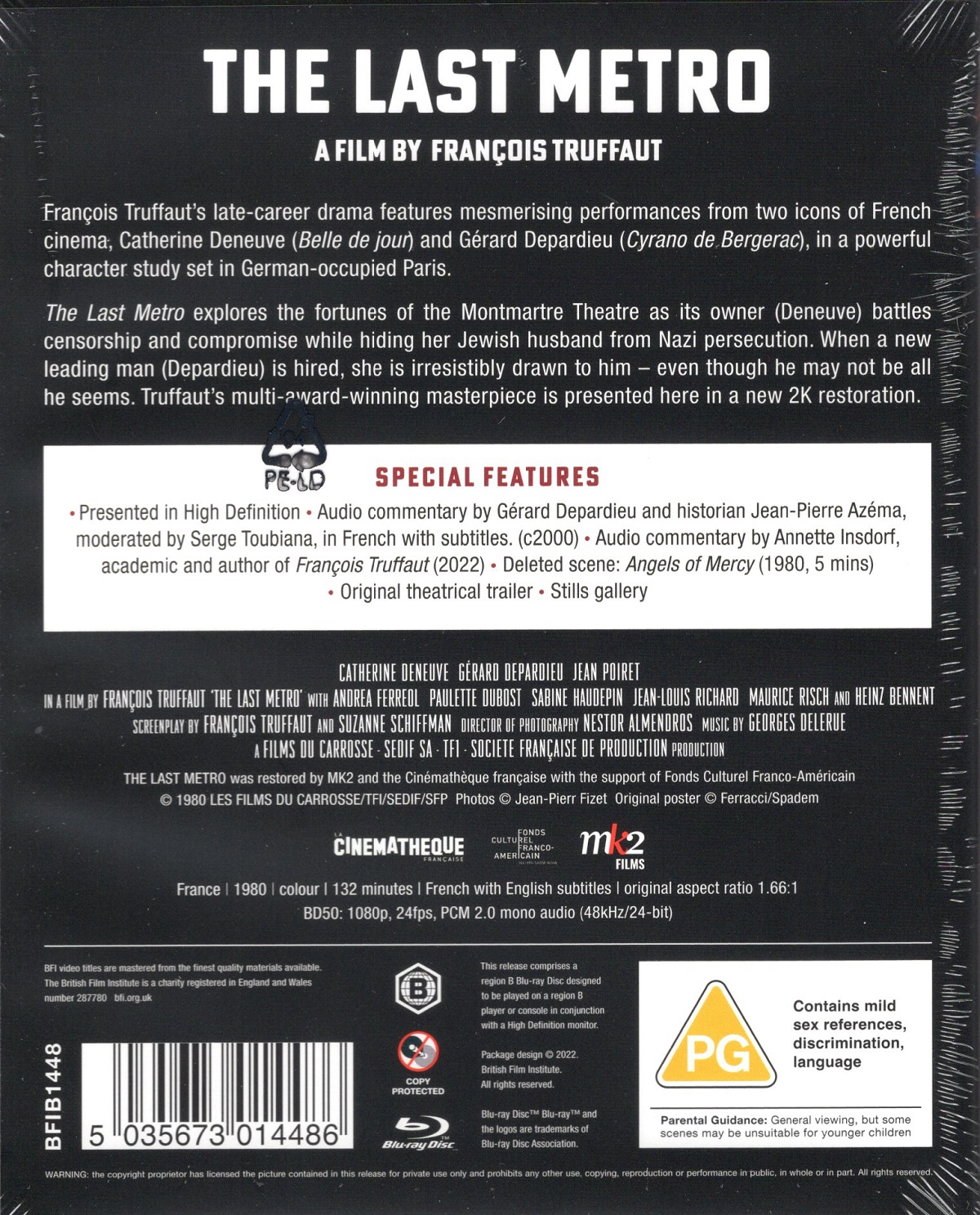 The Last Metro (ej svensk text) (Blu-ray) - 2