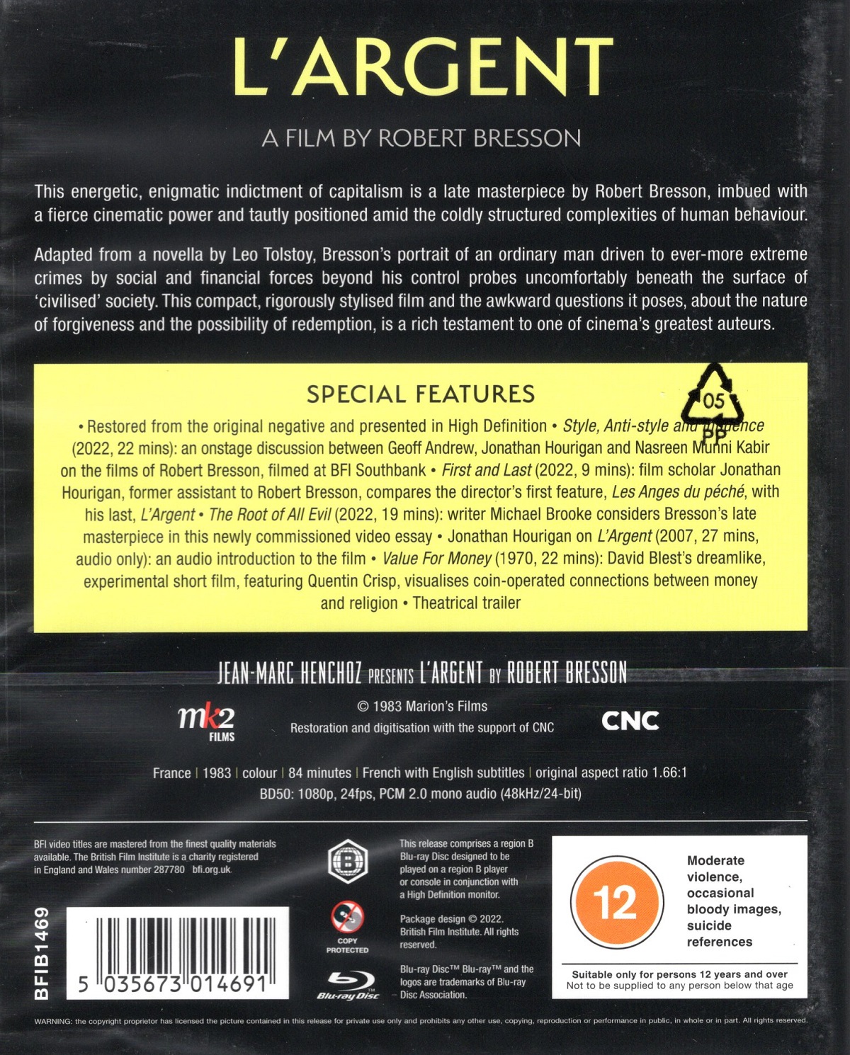 L'Argent (ej svensk text) (Blu-ray) - 2