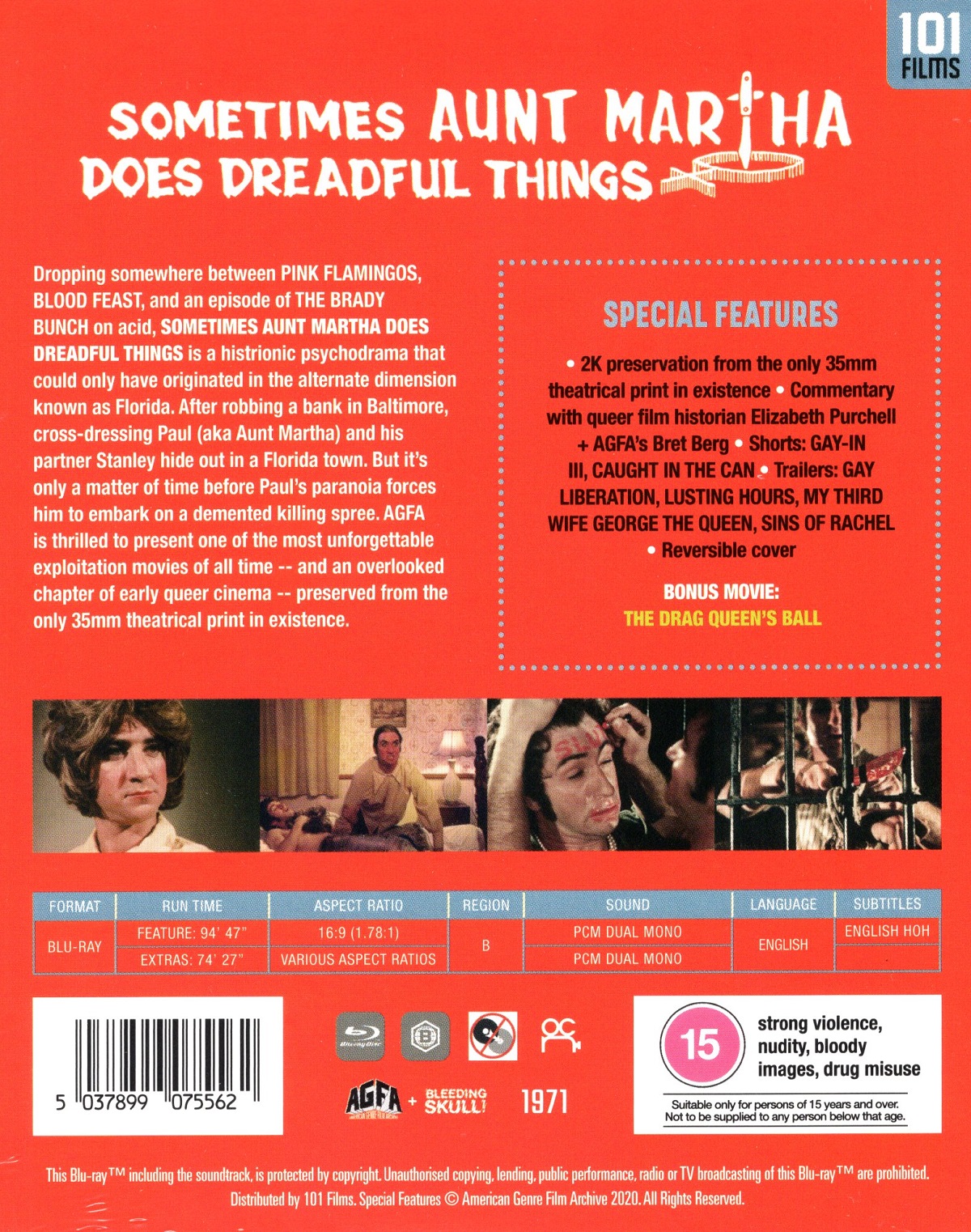 Sometimes Aunt Martha Does Dreadful Things (Limited Edition) (ej svensk text) (Blu-ray) - 2