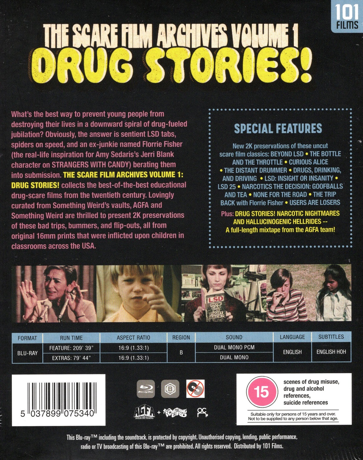 The Scare Film Archives Volume 1 - Drug Stories (Limited Edition) (ej svensk text) (Blu-ray) - 2
