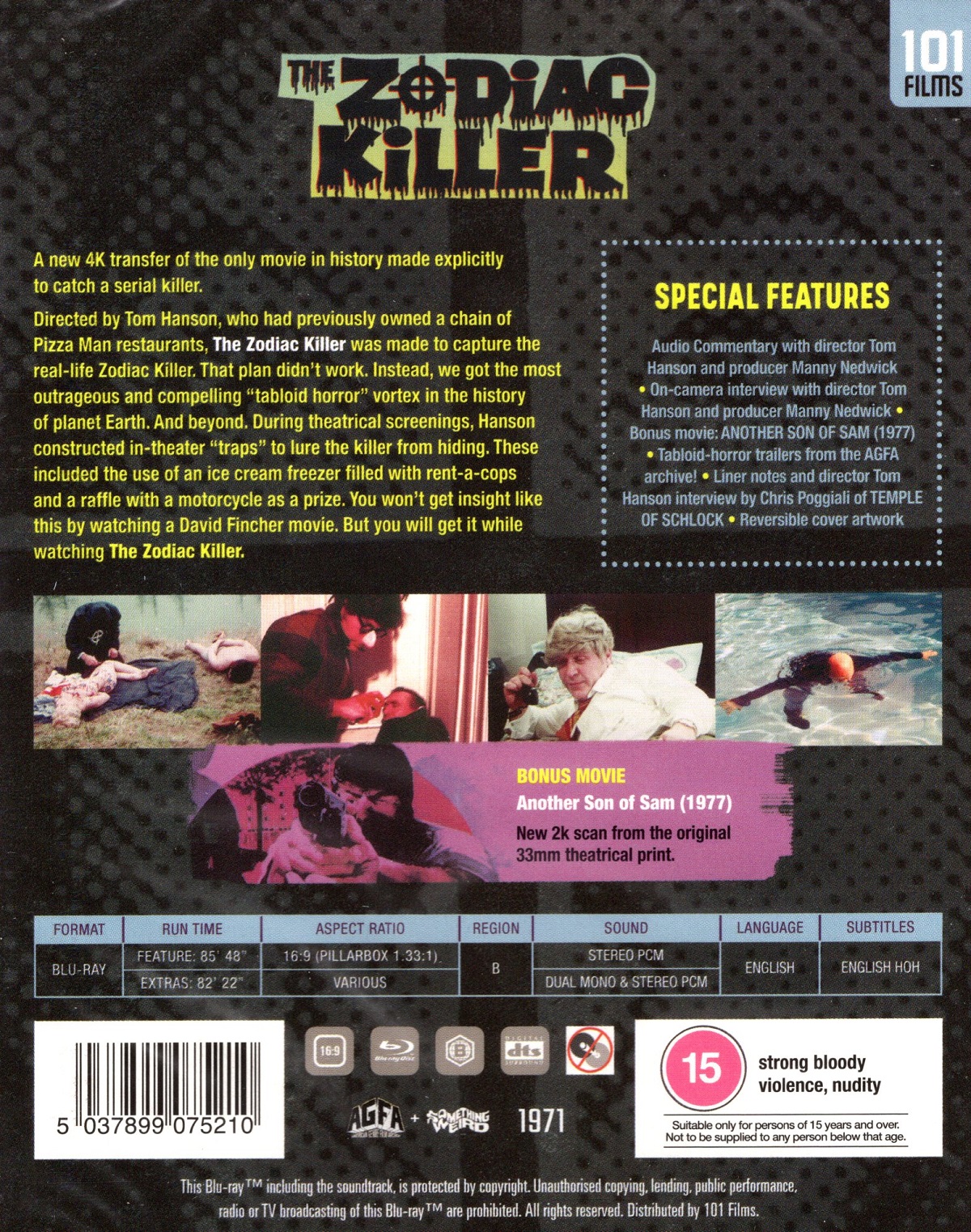 Zodiac Killer (Limited Edition) (ej svensk text) (Blu-ray) - 2