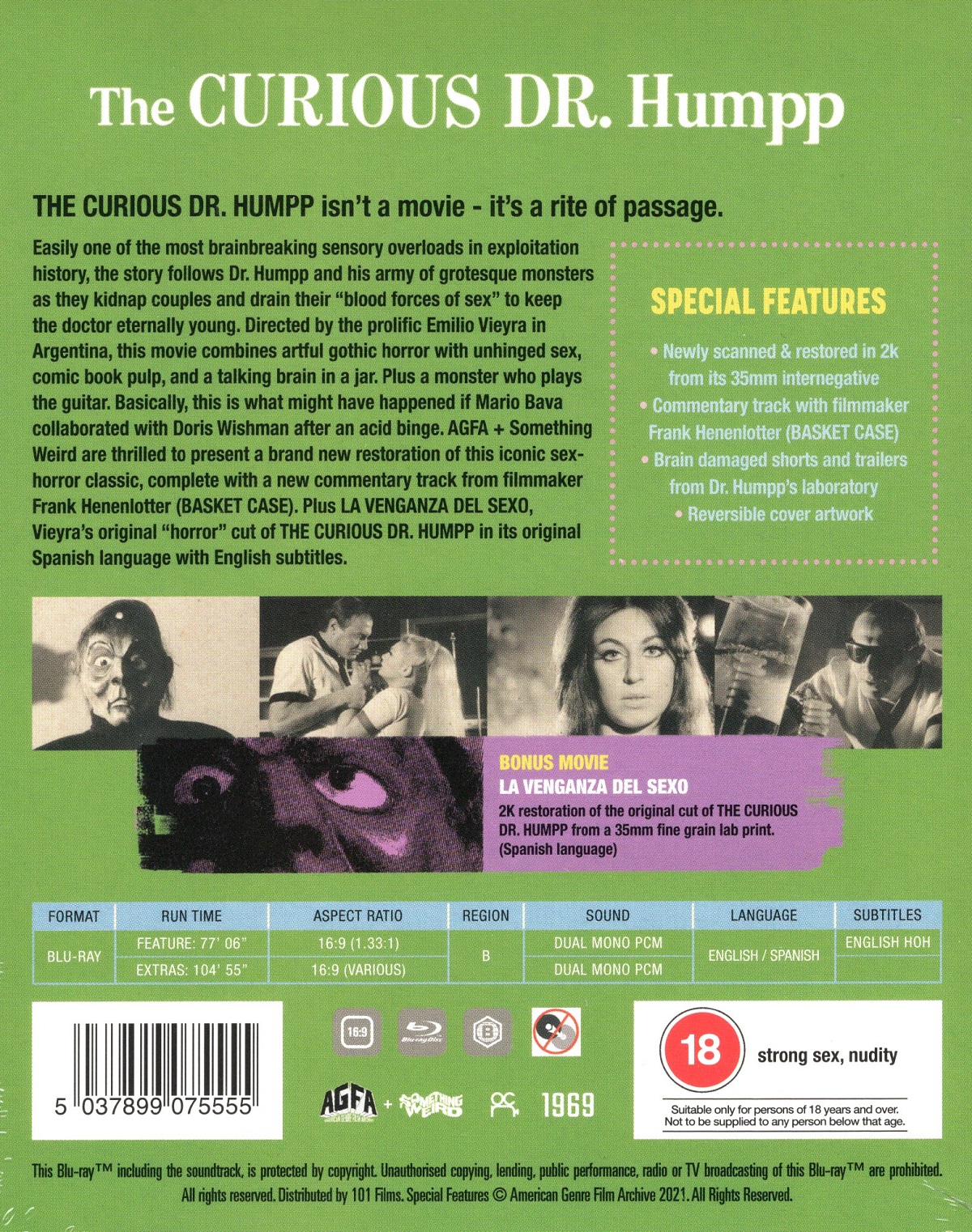 The Curious Dr. Humpp (Limited Edition) (ej svensk text) (Blu-ray) - 2
