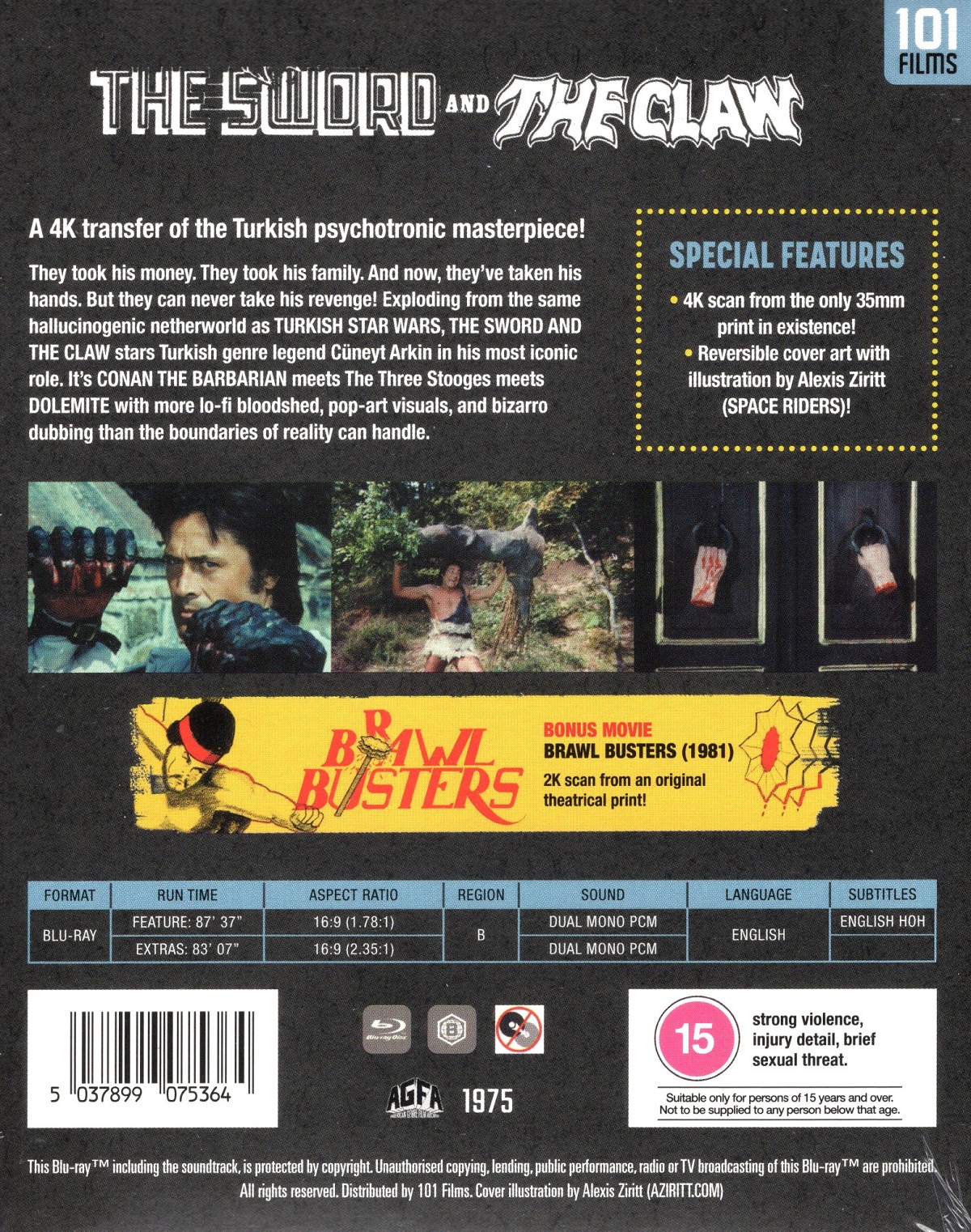 The Sword And The Claw (Limited Edition) (ej svensk text) (Blu-ray) - 2