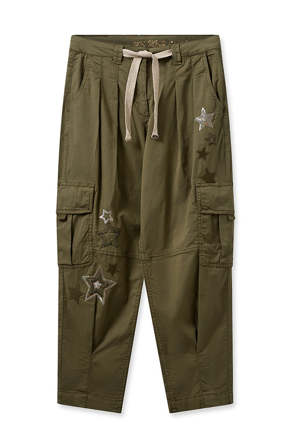Mos Mosh - SPRaquel Cargo Pant Burnt Olive Ankle - 5