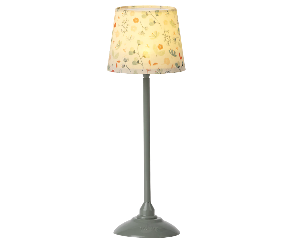 Maileg - Miniature floor lamp - Mint - 2
