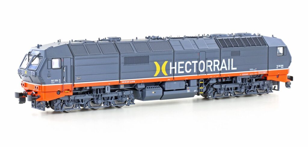 Diesellok DE 2700, Hectorrail 861, Obelix, AC m ljud