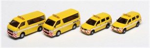 Set med 4st Toyota Hiace Long / vägunderhåll