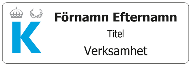 Namnskylt Karolinska