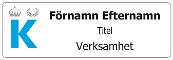 Namnskylt Karolinska