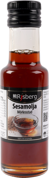 Sesamolja mörkrostad 125 ml 