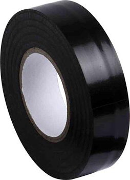 Eltejp svart 20m x 19mm