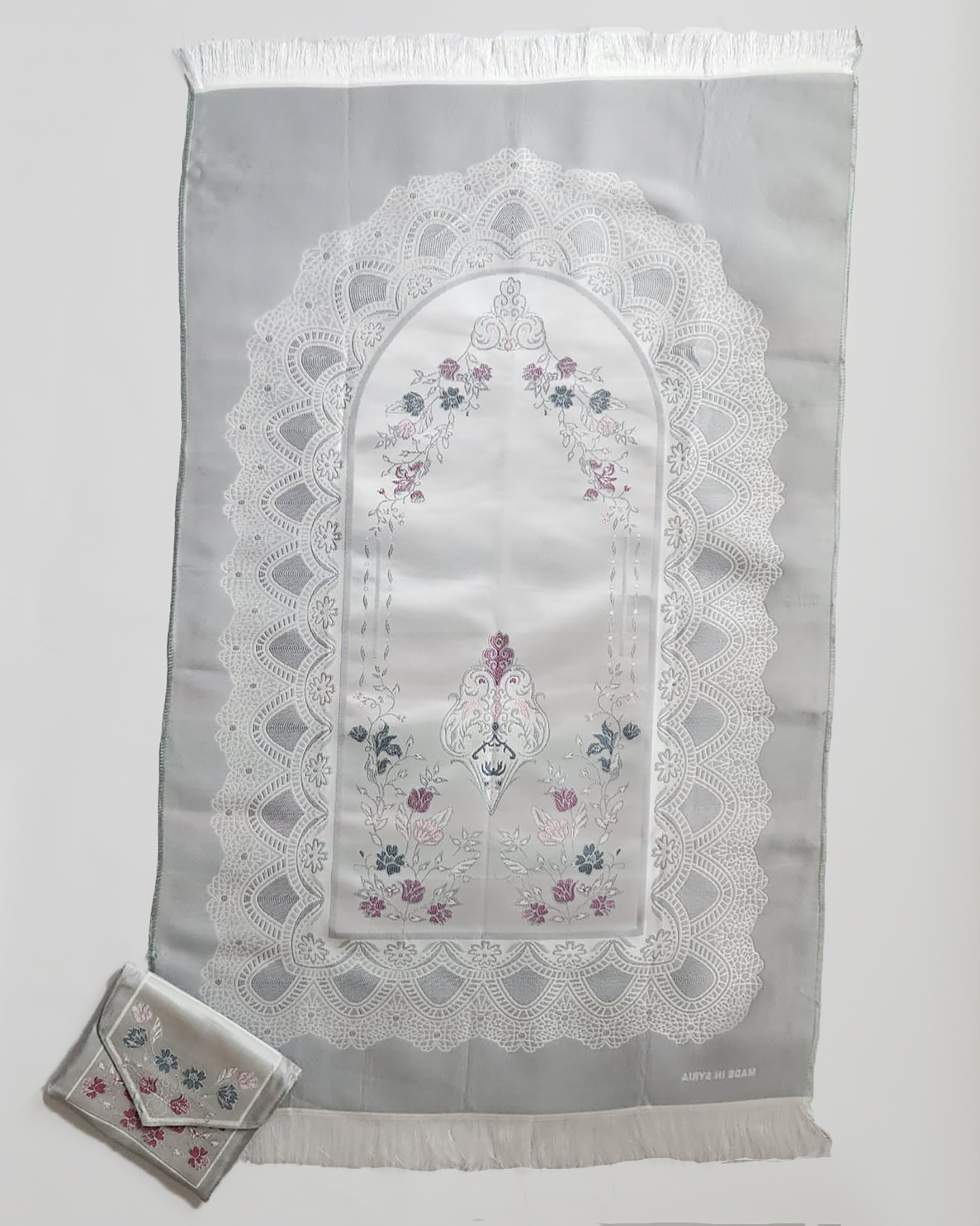 Prayer Rug - Bloom - Light Gray