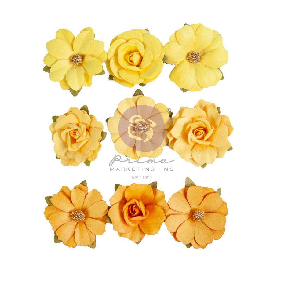 In Full Bloom Flowers Warm Sunshine (9pcs)