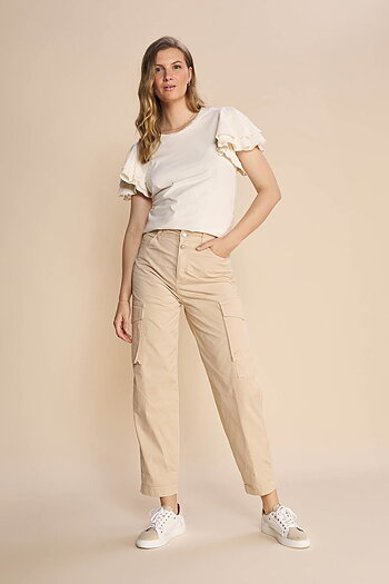 Mos Mosh - MMAdeline Rosita Cargo Pant Cement Ankle