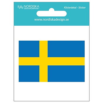 Sticker Sweden flag 7 cm