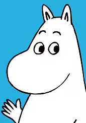 Mumin mini dubbelvikt kort - Mumintrollet