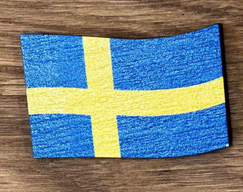 Magnet Svensk flagga