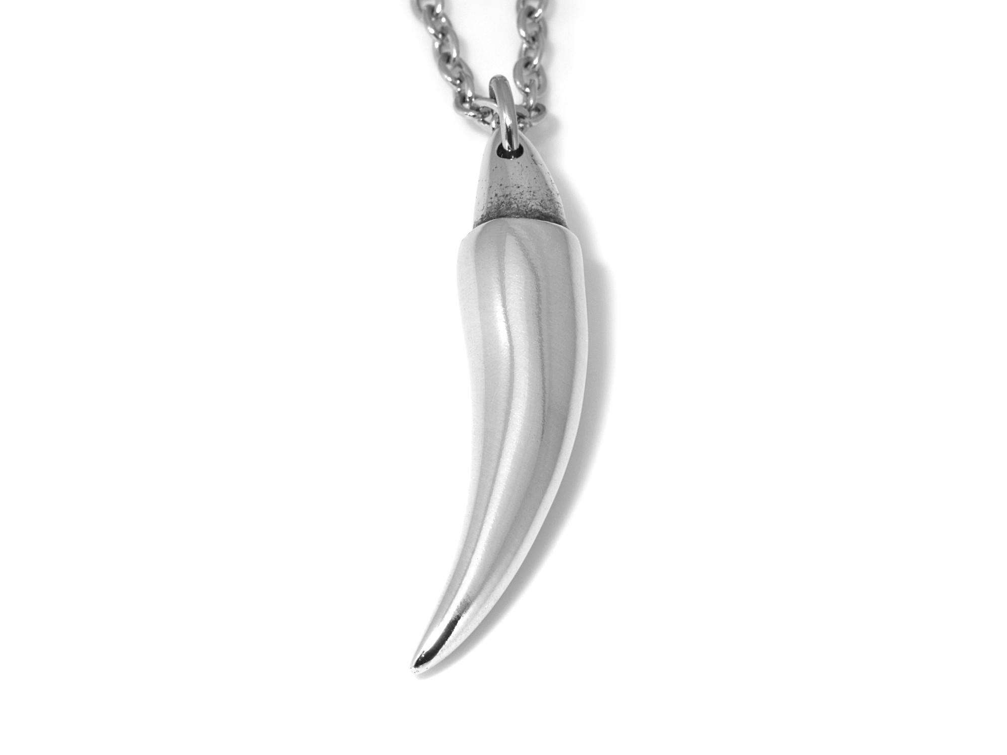 Vampyrtand Halsband, Goth Smycke i Tenn - 2