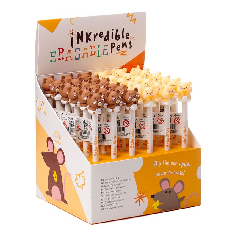 Inkredible Suddbar Bläckpenna med Söt Mustopp-Brun 1 st  - 4