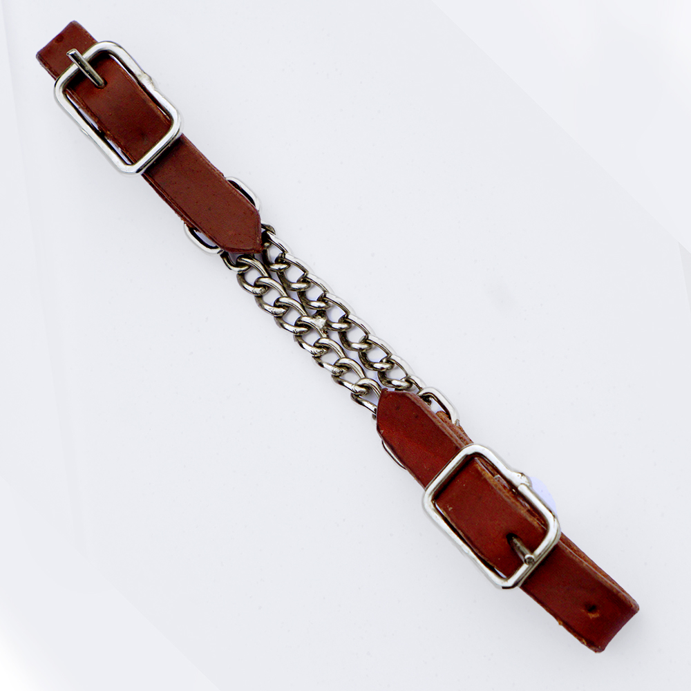 Curbstrap chain/leather Lakota, harness