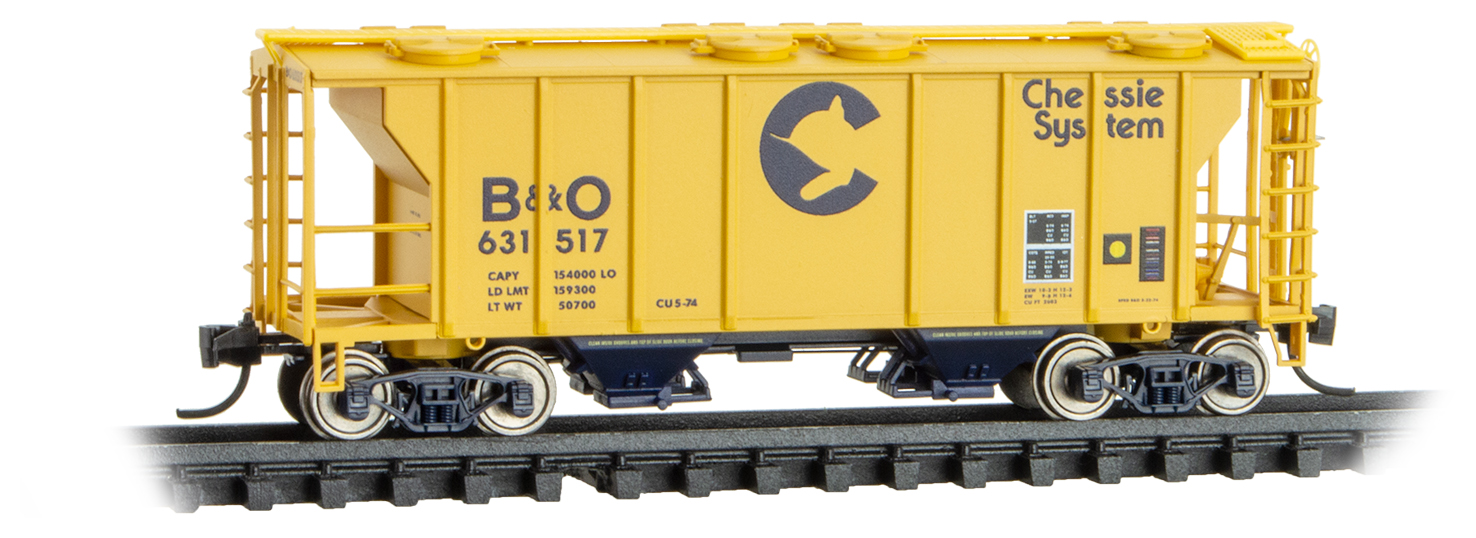 Hopper PS-2 2-bay covered B&O #631664