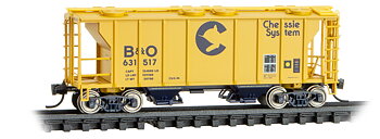 Hopper PS-2 2-bay covered B&O #631517