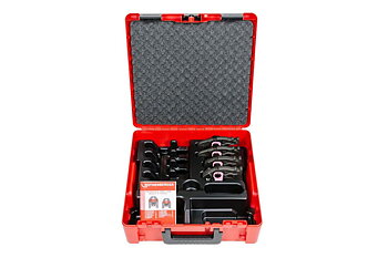 MAXIPRO Pressbackar 1/4"- 5/8" IN A CASE FOR SMALL MACHINES 19KN