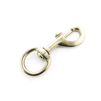 Skjuthake, (för bl.a. grimskaft, arbetsrep m.fl) 12 cm, guld