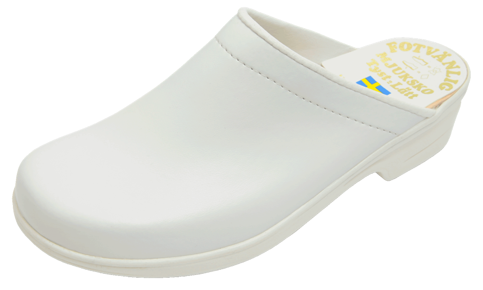 Mjuktoffel - vit storlekar 35-47
