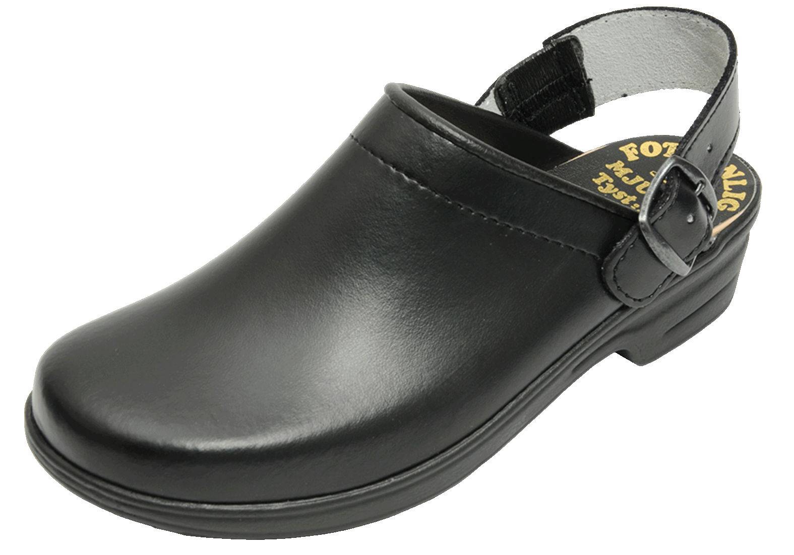 Mjuktoffel - svart storlekar 35-47