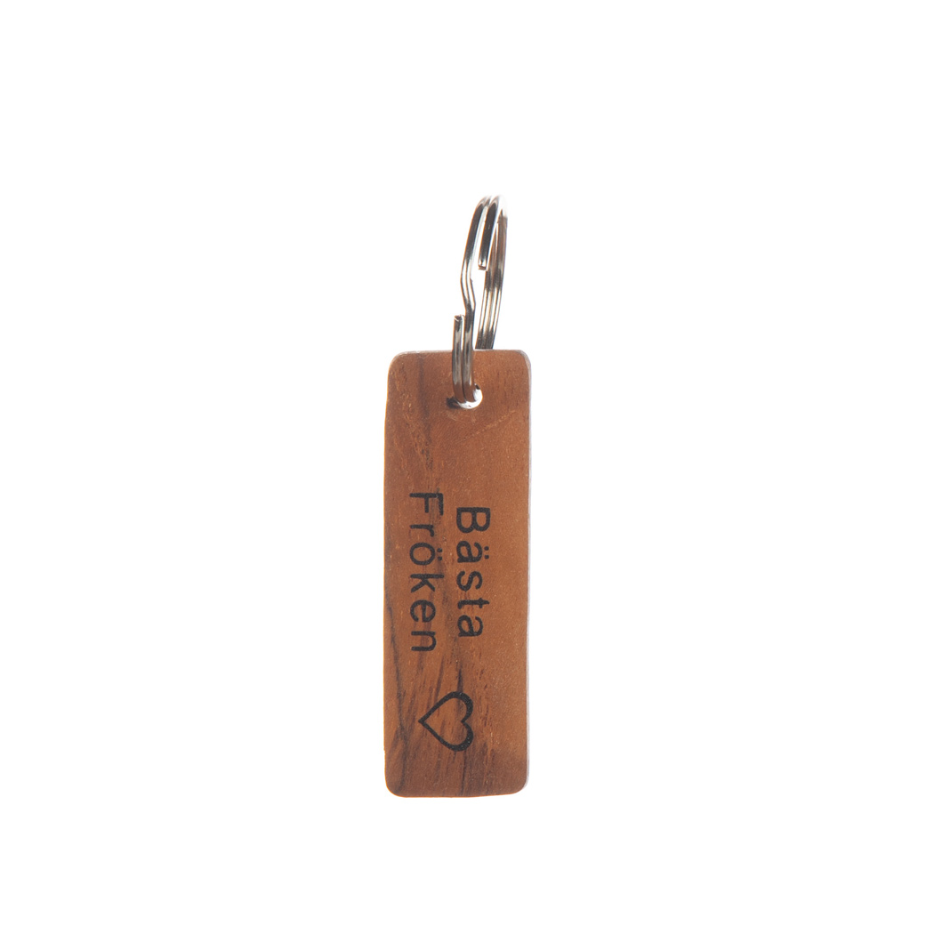 Nyckelring i teak - 3