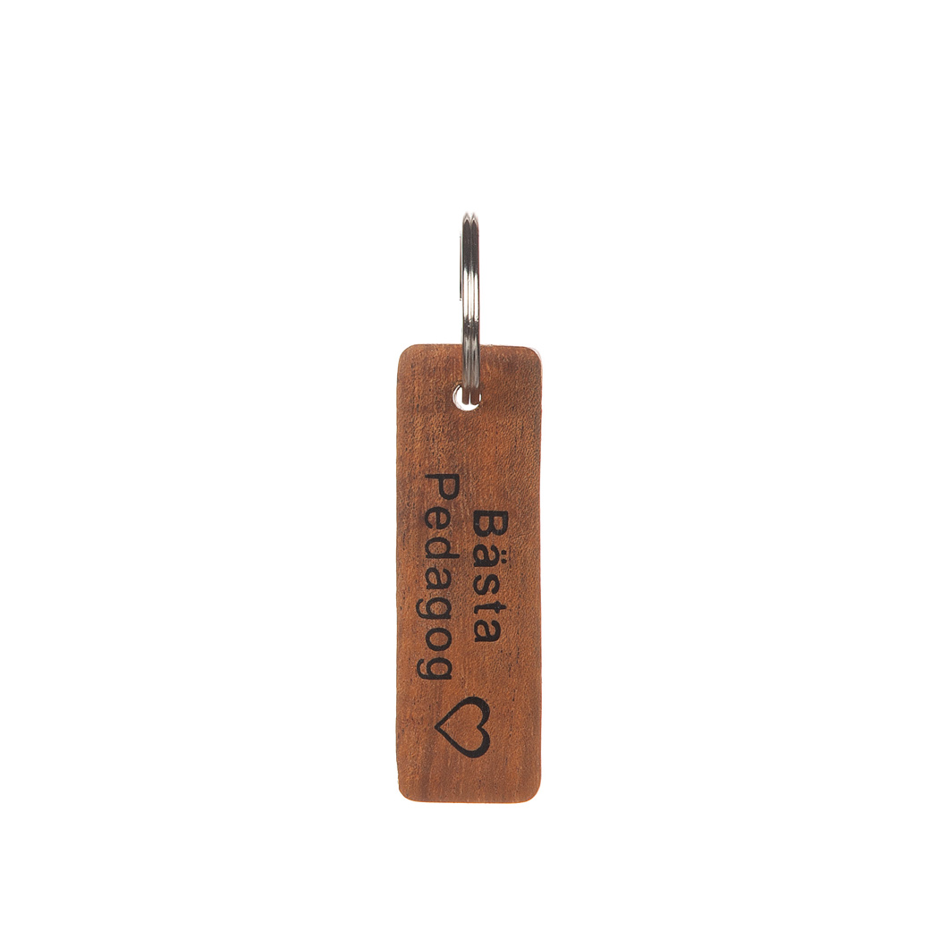Nyckelring i teak - 5
