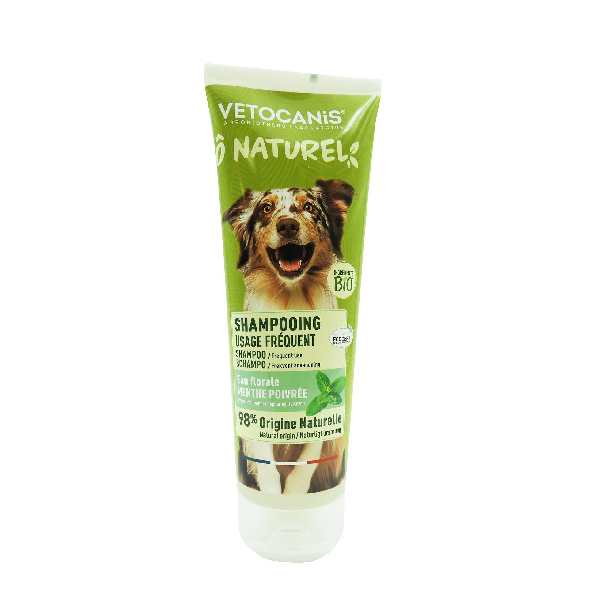 Vetocanis Schampoo Organic Peppermint - 250 ml 