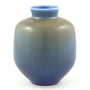 Berndt Friberg (1963) Unique Blue/Green Haresfur Vase 11 cm