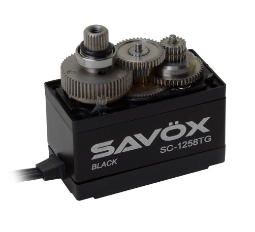 SC-1258TG Servo 12Kg 0,08s Coreless Black Edition - 2