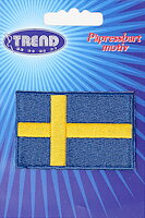 Broderad Flagga Sverige
