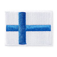 Broderad Flagga Finland
