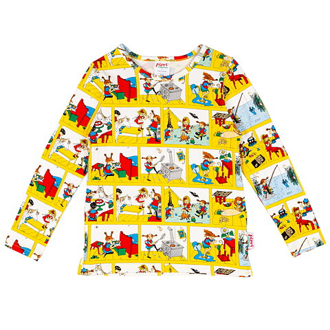 pippi Energisk SHIRT Yellow