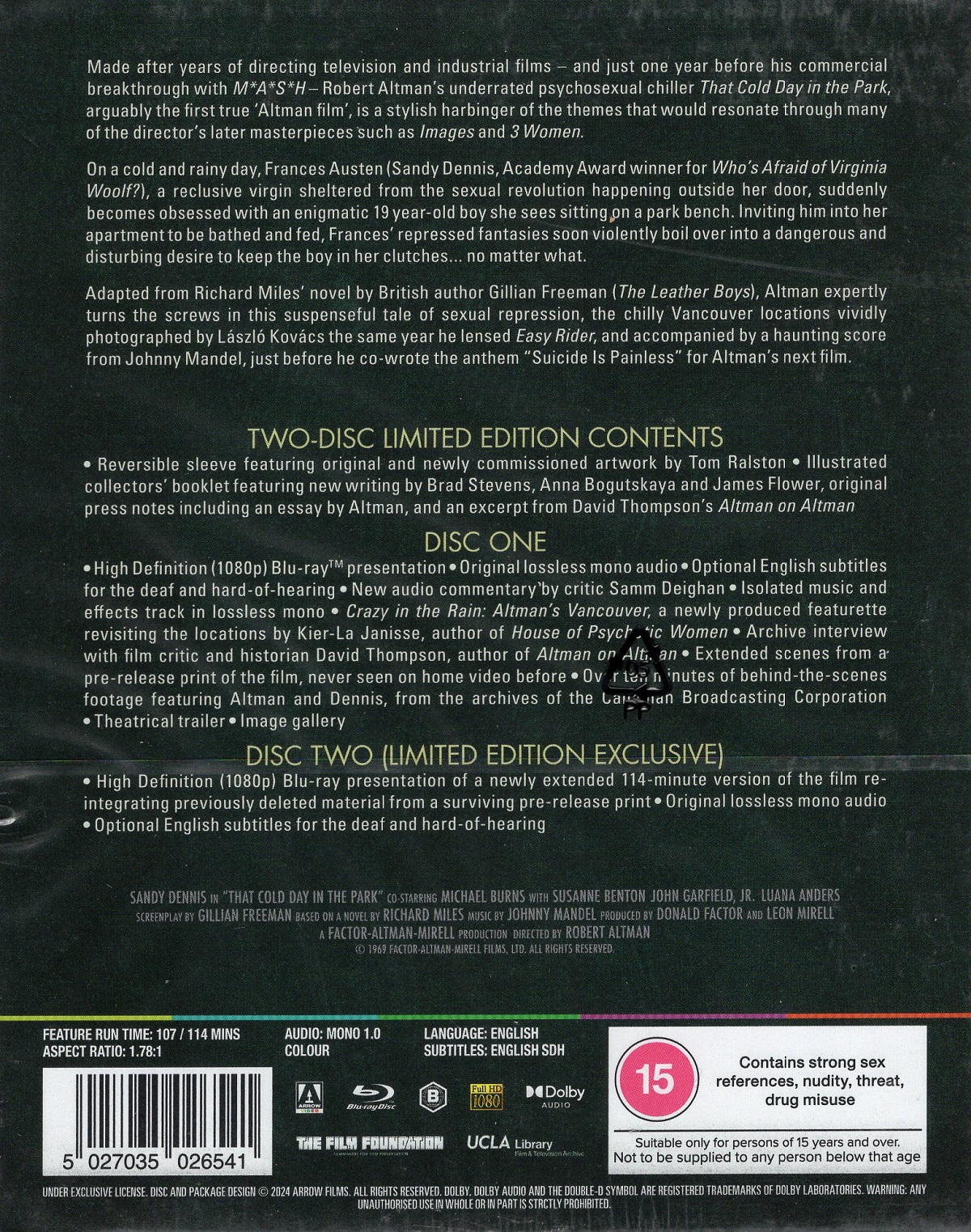 That Cold Day In the Park (Limited Edition) (ej svensk text) (Blu-ray) - 2