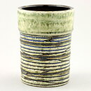 Britt-Louise Sundell (1960s) Unique Green Vase 13 cm