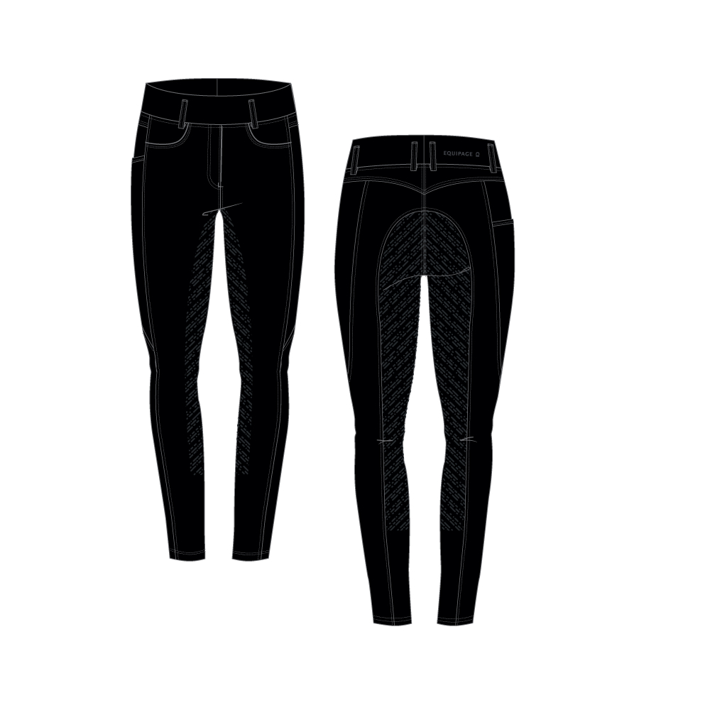 Equipage Kalea helskodda ridtights svarta - 3