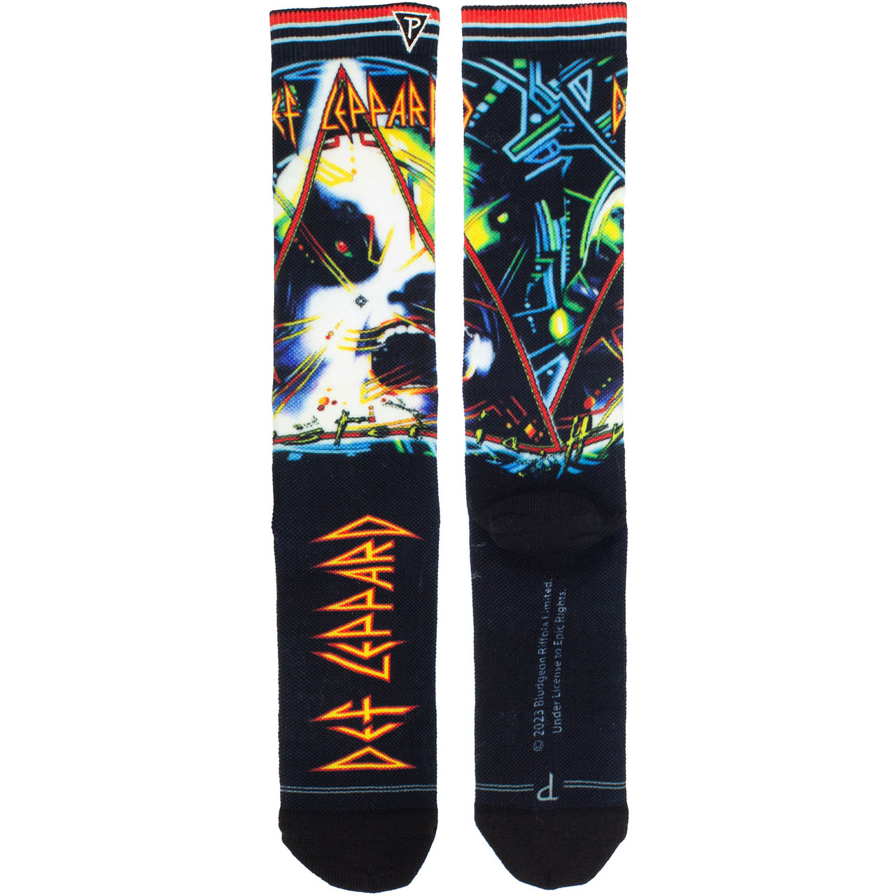 Def Leppard Hysteria Socks - Dye Sublimation (size 39-46)