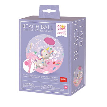 Badboll med figur, Unicorn